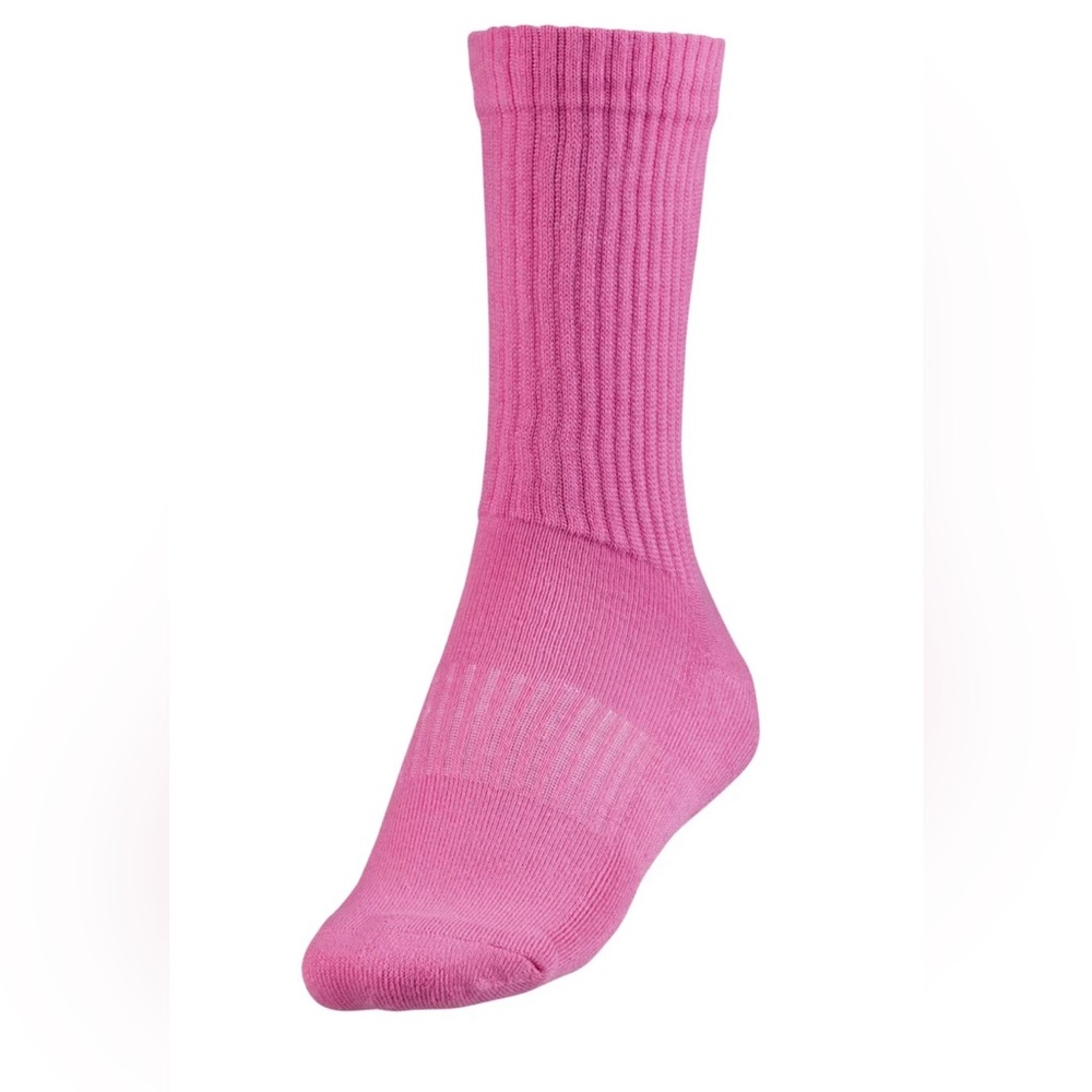 DSG Adult Fashion Crew Socks - 3 Pack Pink, Blue  & Green - Picture 2 of 5